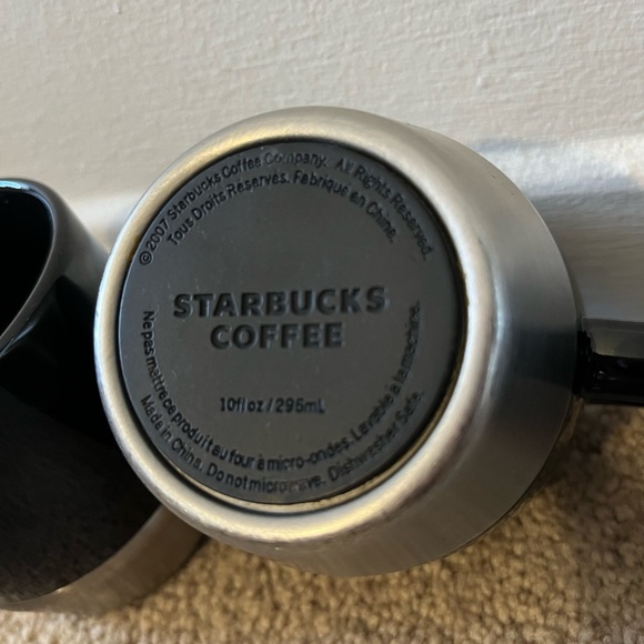Set of 3 Starbucks black coffee mug 12oz good for christmas/ gift - Picture 3 of 5